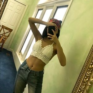 Crochet bra top